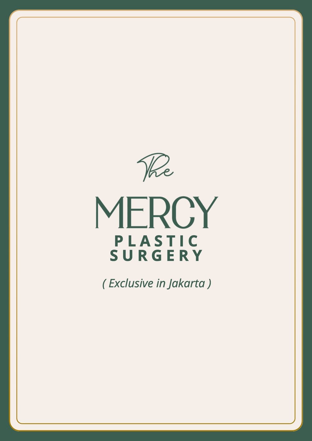Sampul divisi Plastic Surgery pricelist The Mercy Clinic, eksklusif di cabang Jakarta